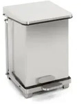 Treteimer Industrieller Tritt-M&uuml;lleimer Edelstahl matt 27 L robuster...