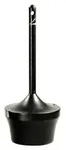 Ascher Rubbermaid Aladdin Smokers Station Schwarz Standaschenbecher aus Stahl,