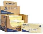 Einwegt&uuml;cher Kimberly Clark Wypall X50 gelb, interfold 4-Farbsystem, 25 x 42 cm, 6 x