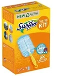 P&G Swiffer Staubmagnet Starterset Kit mit Griff & 7 T&uuml;cher mit kurzem Handst&uuml;ck