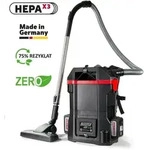 Rucksacksauger Sprintus BoostiX iGo Zero Akkubetrieb 5 Ah ideal f&uuml;r Treppen, Kino,