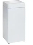 M&uuml;lleimer Probbax quadratisch wei&szlig; 51 L elegantes, flammverl&ouml;schendes System zur