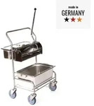 Floorstar RRW 1 ES PATENT Reinraumwagen inkl. Edelstahl Wannen und
