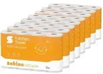 K&uuml;chenrollen Wepa Satino HiCycle 2-lagig wei&szlig; 32 Rollen a 64 Blatt, 100% aus