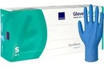 Nitrilhandschuhe Abena Excellent 30 cm lang blau S Gr. 6-7 puderfreie unsterile