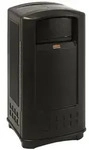 M&uuml;lleimer Rubbermaid Landmark Junior Container Schwarz 133 L Schwarzer...