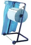Papierhalter mit Sackhalter Fripa f&uuml;r Putzrollen f&uuml;r Putztuchrollen bis 40 cm