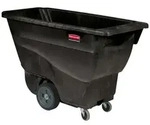 Abfallwagen Rubbermaid Tilt Truck 0,4 m3 Schwarz M&uuml;llsammler und Transport