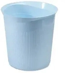 Papierkorb HAN Re-LOOP aus Kunststoff 13 L pastellblau aus 100% recycelten...