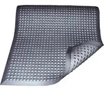 Arbeitsplatzmatte Miltex Yoga Ergonomie B1 grau 65 x 95 cm schwer entflammbare