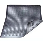 Arbeitsplatzmatte Miltex Yoga Ergonomie B1 grau 95 x 125 cm schwer entflammbar