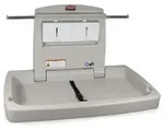 Rubbermaid Baby Wickelstation - Horizontales Modell Grau zusammenklappbare