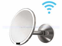 Kosmetikspiegel Simplehuman Sensorspiegel 20 cm ST3003 aus Edelstahl, zum...