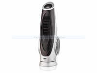 Nilco Fakir TVL 90 Turmventilator silber schwarz mit LED Display und Fernbedienung, 3