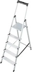 Krause 126238, Trittleiter Krause Solidy - 5 Stufen einseitig besteigbare Trittleiter
