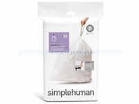 Müllbeutel Simplehuman code D, Pack mit 20 Stück, 20 L insgesamt 20 Beutel 10003146