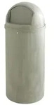 M&uuml;lleimer Rubbermaid Marshal Container 94,6 L Beige M&uuml;lleimer mit Druckdeckel und