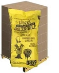 L&uuml;bzer Gastro-Holzkohle 36 x 15 kg Palette grobe K&ouml;rnung Holzkohle mit hohem