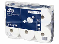 Tork 472242 Toilettenpapier SmartOne weiß 2-lagig 6 Rollen/Paket, 207 m, 1150...