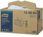 Tork 130083 extra starke Industrie Papierwischt&uuml;cher blau 3-lagig, blau, extra