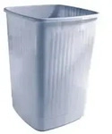 Papierkorb Bekaform granit 50 L gro&szlig;er Papierkorb, ideal f&uuml;r das B&uuml;ro