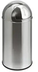 M&uuml;lleimer EKO Pushbin edelstahl 40 L Edelstahl Abfallbeh&auml;lter mit Pushdeckel