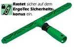 Unger EH350 Fensterwischer ErgoTec Tr&auml;gerteil 35 cm mit Wasserkammern f&uuml;r mehr