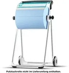 Tork 652000 Bodenst&auml;nder f&uuml;r Putztuchrolle wei&szlig;/t&uuml;rkis mobiler Spender, fahrbar