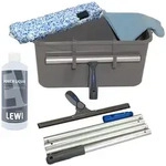 Lewi 26528 Fenster-Glas Komplettset Fensterputz Set 7 teilig, inklusive