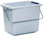 Vileda ORIGO Eimer 6 L Putzeimer inklusive 8 Farbclips passend an Griff Vileda