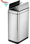 ber&uuml;hrungsloser Sensor M&uuml;lleimer EKO Deluxe Phantom Bin 30 L geb&uuml;rsteter matter
