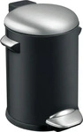 EKO 31667598, Kosmetikeimer EKO Belle Deluxe 3 L Schwarz matt Edelstahl mit ged&auml;mpft