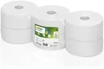 Toilettenpapier Gro&szlig;rolle Satino HiCycle wei&szlig; 2-lagig 6 Rollen/Paket a 1520