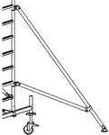 Krause Ausleger f&uuml;r den sicheren Stand von Ger&uuml;sten f&uuml;r Rollger&uuml;ste,