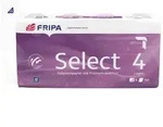 Toilettenpapier Fripa Select 100% Zellstoff 4-lagig 8 Rollen/Paket, 8 x 160 Blatt,