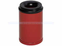 Papierkorb VAR Mülleimer feuersicher Stahlblech 15 L rot für optimalen Schutz