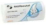 Emil Deiss 49907 M&uuml;llbeutel UNIVERSAL transparent 30 L HDPE Material, 500x600 mm