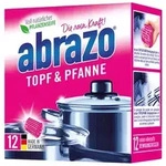 abrazo Reinigungskissen Topf & Pfanne 12 St&uuml;ck Reinigungspads aus feiner Stahlwolle,