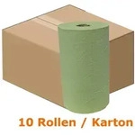 Tork 129255 Handtuchrollen SCA Tissue A- Basic gr&uuml;n 28x23 cm 10 Rollen/Karton mit je
