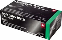 Ampri 14-028-XS, Latexhandschuhe Ampri Black Ninja XS puderfreie Latexhandschuhe, 100