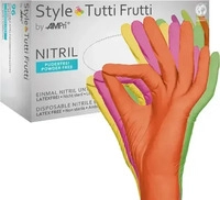 PZN-DE 14819821, Ampri 01175-XS, Nitrilhandschuhe Ampri STYLE TUTTIFRUTTI XS farbmix