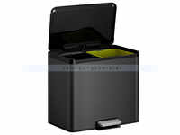 Mülltrennsystem EKO Essential Recycler 2 x 15 L schwarz inklusive Inneneimer,