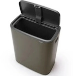 Brabantia 55223068, M&uuml;lleimer Brabantia Bo Touch Bin M&uuml;llbeh&auml;lter 60 L platin mit