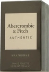 Abercrombie & Fitch Authentic Man Eau de Toilette Spray 30 ml, Grundpreis:...