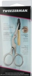 Tweezerman 58000-055-0, Tweezerman Lashes & Brows Brow Shaping Scissors & Brush