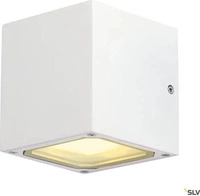SLV SITRA CUBE Wandleuchte, w&uuml;rfelf&ouml;rmig, weiss, GX53, max. 9W - Stand-, Wand- und