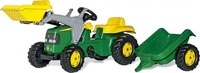 ROLLY TOYS 23110, ROLLY TOYS RollyKid John Deere Traktor mit Lader und Anh&auml;nger