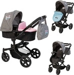ELLA & PIET 14001, ELLA & PIET Puppenwagen MOOVE4 mit Wickeltasche Junge &...