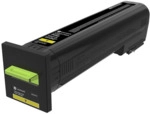 Original 82K2HYE LEXMARK CX82x Toner yellow