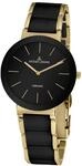 JACQUES LEMANS Damenuhr "JL 42-7E", schwarz/gold